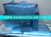 Wholesale fashion pvc baby diaper bag