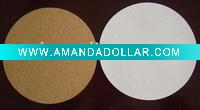 Wholesale household cork coaster