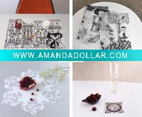 Wholesale leather placemats restaurant
