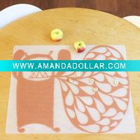 orange placemat
