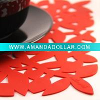 square beaded placemats