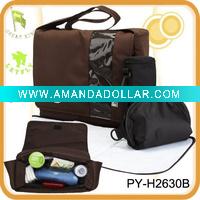 Wholesale shoulder messenger baby diaper bag