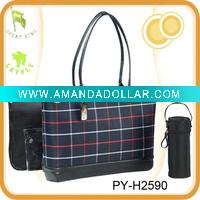 Plaid Designer Diaper Bag