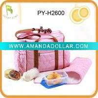 Quilted Tote Diaper Bag