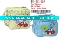 Wholesale 600D lovely shoulder mommy bag (with bottle bag)