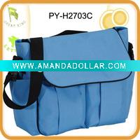 Wholesale fashion polyester diaper baby bag