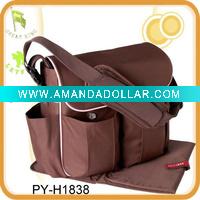 Wholesale fashion nylon diaper bag