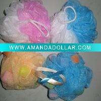 Soft multicolor bath ball