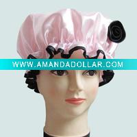 Satin shower cap