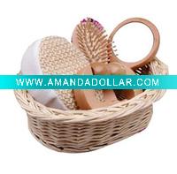 Wholesale wood bath set gift