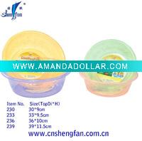 Wholesale plastic transparent basin 230,233,239