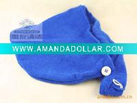 Wholesale microfiber bath hair turban