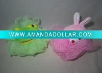 Wholesale colorful cute plush toy bath flower in small MOQ