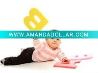 Cellulose Alphabet Letters Bath Sponge