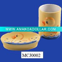 Wholesale ceramic bathroom set