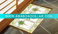 Wholesale Leaves Designed Rubber Carpet