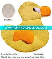 Wholesale cotton terry bathroom mat