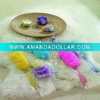 Long handle plastic bath brush
