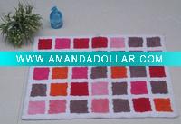 Wholesale bath mat with latex backing