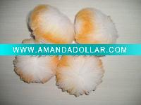 Wholesale soft pumpkin mesh bath sponge bath ball bath puff LB-A012