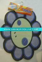 flower shape bathroom mat