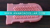Wholesale 2011 The most popular of silicone shower glove