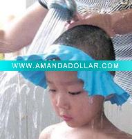 Wholesale baby bath hat kid child hair washing hat
