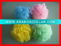 50g bath sponge with suction