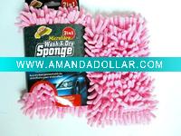 microfiber /chenille car cleaning sponge