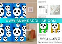 Wholesale 100% polyester shower curtains