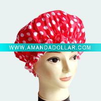 double layers shower cap