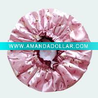 Satin shower cap