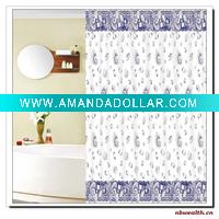 Wholesale beautiful shell bathroom bath curtain