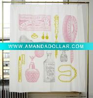 polyester shower curtain