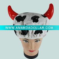 Wholesale Cow shaped PVC shower caps