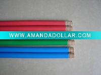 PVC covered Toilet plunger wooden handle