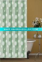 PVC shower curtains