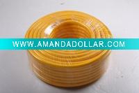 yellow PVC gas pipe
