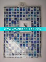 printed PVC shower curtain