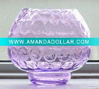 Handmade glass vase, Comby Pattern
