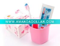 Heart tooth paste holder