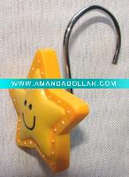 Polyresin Shower Curtain Hooks