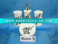 Wholesale Ceramic bathroom set/bath set/porcelian bathroom set