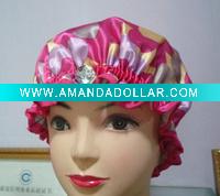 Wholesale fashion colorful Shower cap