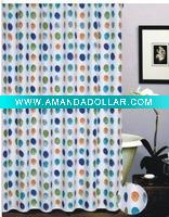 Wholesale polyester shower curtain-stock