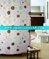 Wholesale printed peva shower curtain