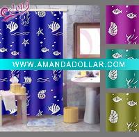 Wholesale 100% Polyester Printed Shower Curtain(Bathroom Product), 100% polyester, Jacquard