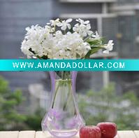 Wholesale 2011 PVC Colorful Transparent Foldable Plastic Flower Vase for Promotion