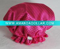 Wholesale colour satin shower cap