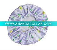 waterproof satin bathing cap